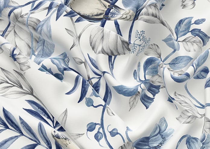 Iquitos, Indigo - Motorised Roman Blind - Image 4